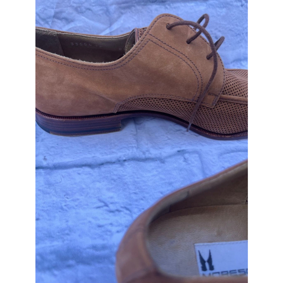 Men's Moreschi Italy Brown Leather‎ Shoes, Size 8 - Picture 2 of 11
